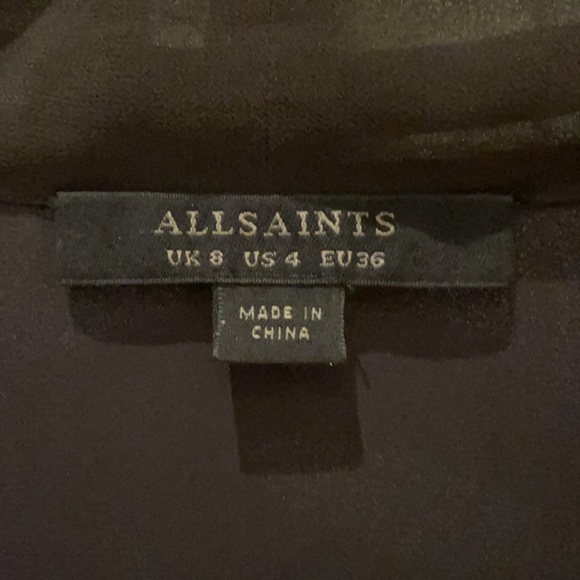 All Saints Ava Tie Top - Picture 5 of 8